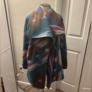 ✨ Altar’d State Southwestern Wrap Coat – Size Large ✨